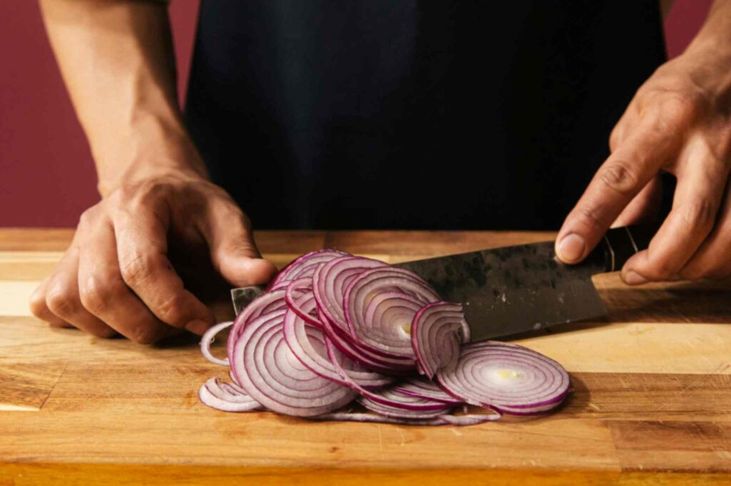 onion cutting