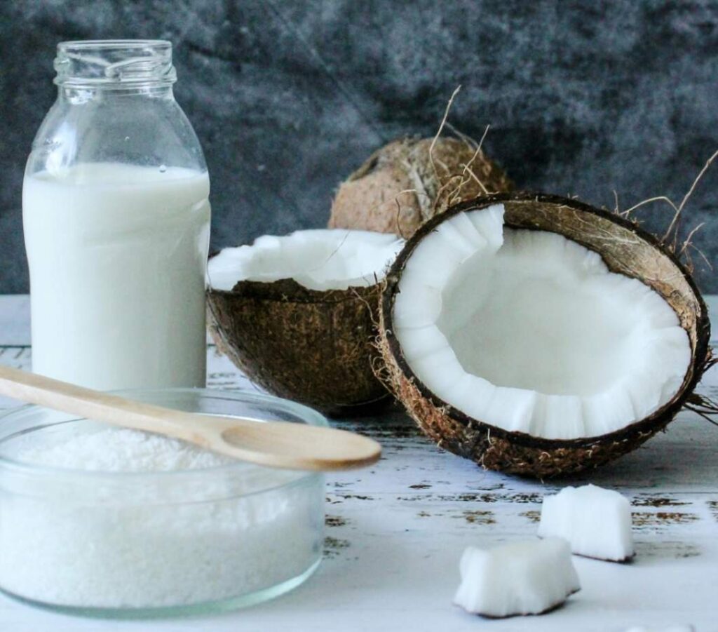 Homemade coconut milk